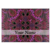 Magenta-Fraktal Schneidebrett (Vorderseite)