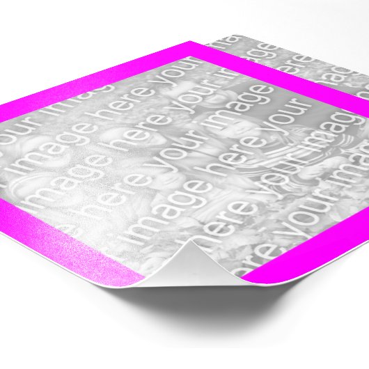 Magenta Frame Foto (Ecke)