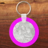 Magenta Frame Schlüsselanhänger (Vorderseite)