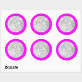 Magenta Frame Sticker (Blatt)