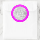 Magenta Frame Sticker (Tasche)