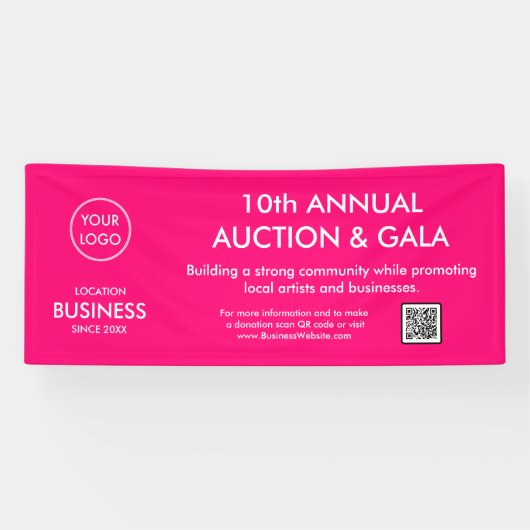 Magenta für Minimalistische Geschäftsleute Banner (Horizontal)