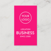 Magenta für Minimalistische Geschäftsleute Visitenkarte (Vorderseite)