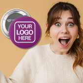 Magenta für moderne Berufliche Unternehmen Button