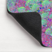 Magenta Garden mit Aqua Hydrangea Blume Mousepad (Ecke)