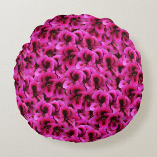 Magenta Geranium Blume Kissen
