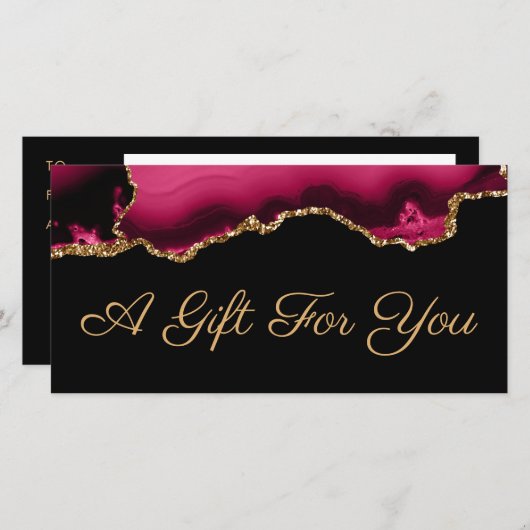 Magenta-Geschenkgutschein (Vorne/Hinten)