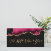 Magenta-Geschenkgutschein (Stehend Vorderseite)