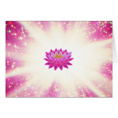 * Magenta Glow Lotus Sparkle Glitter Light (Vorderseite (Horizontal))