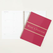 Magenta Gold Typografie der Mama Planer (Anzeige)