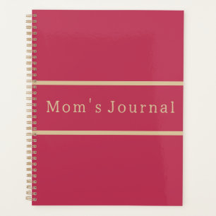 Magenta Gold Typografie der Mama Planer