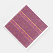 Magenta Gold Weihnachtsmuster#35b ID1009 Serviette (Ecke)