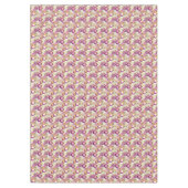 Magenta Gold Weihnachtsmuster#6 ID1009 Tischdecke (Vorderseite)