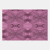 Magenta Gold Weihnachtsmuster #7#25#32 ID1009 Geschenkpapier Set (Vorderseite 2)