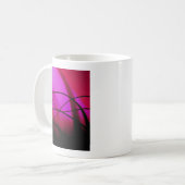 Magenta Grass Dance Kaffeetasse (Vorderseite Links)