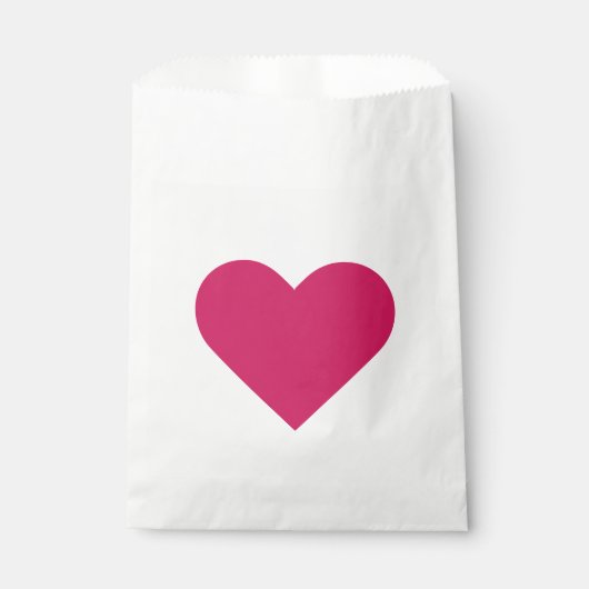 Magenta Heart Geschenktütchen (Vorderseite)