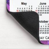 Magenta Holiday Art Calendar von Janz Mousepad (Ecke)