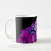 Magenta hydrangea lila kaffeetasse (Links)