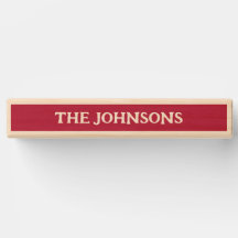 Magenta Individuelle Name Topple Tower