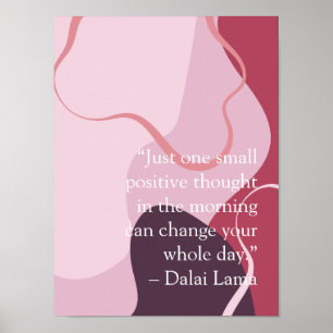 magenta inspirierender abstrakter Hintergrund Poster