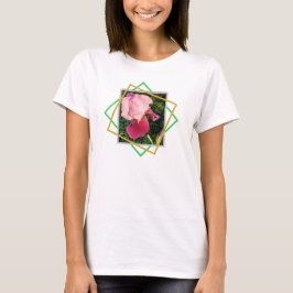 Magenta Iris Geometric T-Shirt