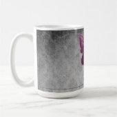 Magenta Jeweled Butterfly Kaffeetasse (Links)