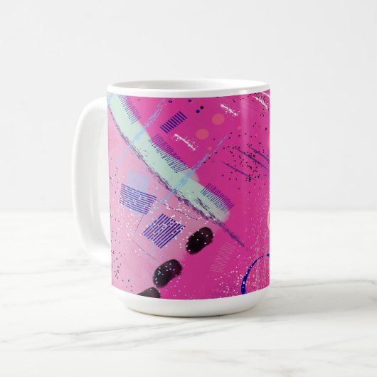 Magenta Joy Kaffeetasse (Vorderseite Links)