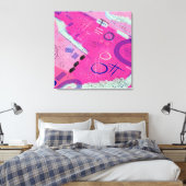 Magenta Joy Leinwanddruck (Insitu (Schlafzimmer))