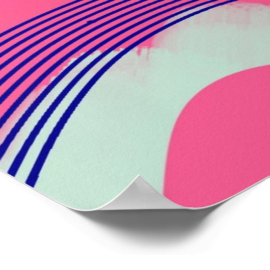 Magenta Joy Poster (Ecke)