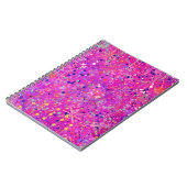 Magenta-Jubiläums-Abstract-Print Notizblock (Linke Seite)