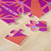 Magenta Key Life Kaleidoskop Musikalisches Thema Puzzle (Seite)