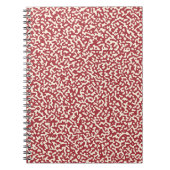 Magenta Komposition Notebook Classic Muster Notizblock (Vorderseite)