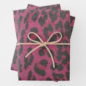 Magenta Leopard Geschenkpapier Set (Beispiel)