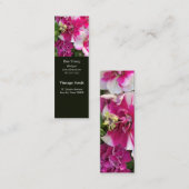 Magenta-Lesezeichen-Visitenkarte Mini Visitenkarte (Vorne/Hinten)
