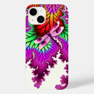 Magenta Libelle Case-Mate iPhone 14 Hülle
