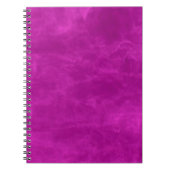 Magenta Lila Ästhetik Notizblock (Vorderseite)