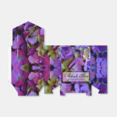 Magenta Lila-blaugelbe Hydrangeas-Blume Geschenkschachtel (Ungefaltet)