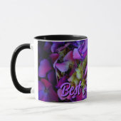 Magenta Lila-blaugelbe Hydrangeas Blume Tante Tasse (Links)