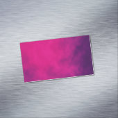 Magenta Lila Business Card Magnet - Anpassbar (Beispiel)