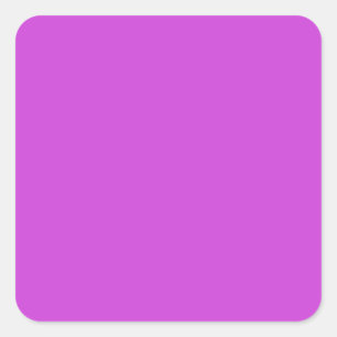 Magenta / Lila CE43D8-Farbe, Bildoption Quadratischer Aufkleber