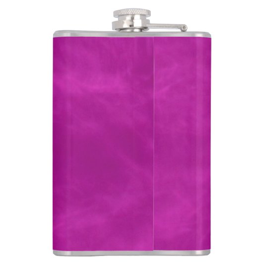 Magenta Lila Flachmann (Rückseite)