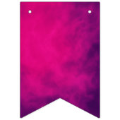 Magenta Lila Party-Banner - individuell anpassbar Wimpelkette (Dritte Fahne)
