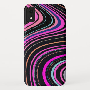 Magenta Lila Pink Blue Pattern Case-Mate iPhone Hülle