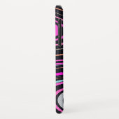 Magenta Lila Pink Blue Pattern Case-Mate iPhone Hülle (Hinten/Links)
