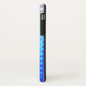 Magenta Lila Pink Blue Pattern Case-Mate iPhone Hülle (Hinten/Links)