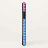 Magenta Lila Pink Blue Pattern Case-Mate iPhone Hülle (Hinten/Rechts)