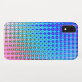Magenta Lila Pink Blue Pattern Case-Mate iPhone Hülle (Rückseite (Horizontal))