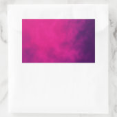 Magenta Lila-Rauchkleber - individuell anpassbar Rechteckiger Aufkleber (Tasche)