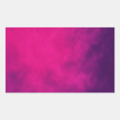 Magenta Lila-Rauchkleber - individuell anpassbar Rechteckiger Aufkleber (Vorderseite)