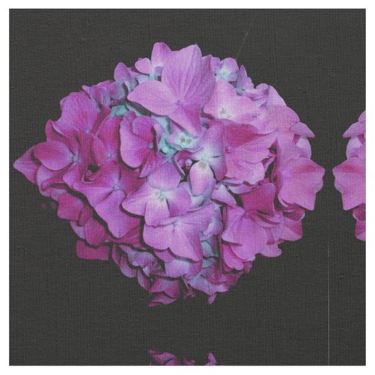 Magenta lila rosa Hydrangea Stoff (Nahaufnahme)